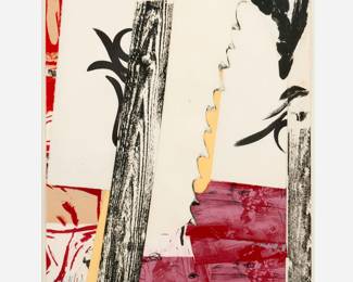 130.  Nick Vaccaro "Beyond the Balcony" (1997 Mixed Media Collage)