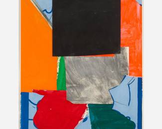 267.  Nick Vaccaro "Barrier" (1998 Mixed Media Collage)