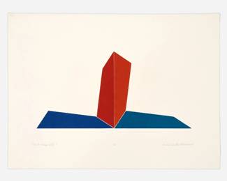 206.  Nick Vaccaro "To a Trap VIII" (1969 Color Relief Print)