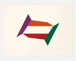 214.  Nick Vaccaro "To a Trap XIII" (1969 Color Relief Print)