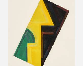 110.  Warren Rosser "Togu-Na V" (1984 Watercolor)