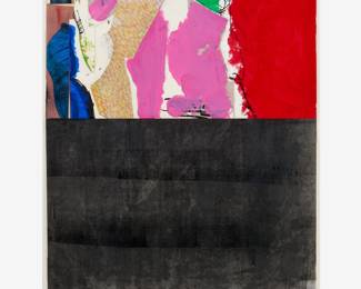 270.  Nick Vaccaro "Blocked By Black" (1998 Mixed Media Collage)