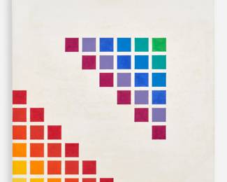 218.  Nick Vaccaro Untitled (1968 Acrylic on Canvas)