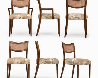 60.   Harvey Probber Set of Six Dining Chairs (ca. 1950s)