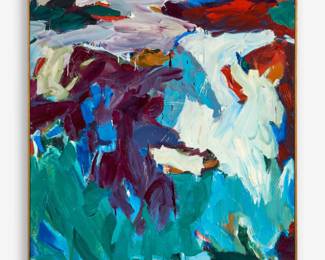 50.  Luella Vaccaro "Once" (Oil on Canvas, ca. 1960s)