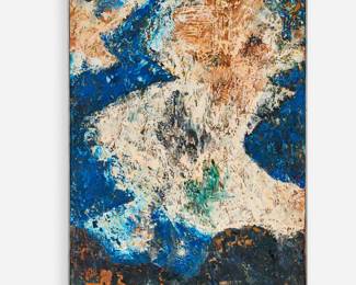 189.  Nick Vaccaro "Nocturne" (1960s Oil on Canvas)