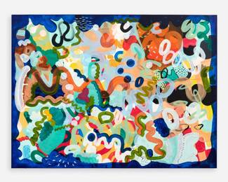 179.  Nat Clinton Untitled 2018 Acrylic