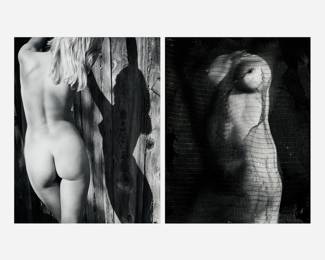 68.  Two Richard Loftis Figural Photographs (1981/83 Gelatin Silver Prints)