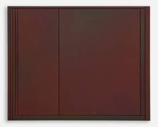 260.  Douglass Freed "Proscenium, Osage, No. 11" (1980 Acrylic)