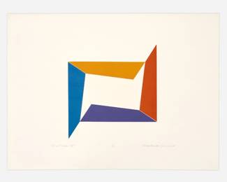 212.  Nick Vaccaro "To a Trap X" (1969 Color Relief Print)