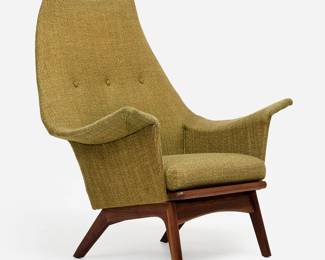 39.  Adrian Pearsall for Craft Associates 1611-C Wing Chair (ca. 1960)