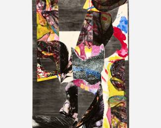 278. Nick Vaccaro Untitled Mixed Media Collage (1999)