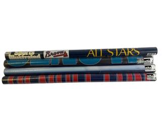 4 New Licensed Sport Posters Baseball Piazza Pendleton Braves Montage Mourning