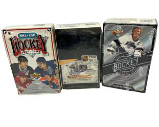 UPPER DECK NHL PRO SET French Edition Hockey 1990-91 2 Boxes 91-92 Possible Gretzky or Holos