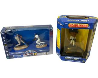 Sammy Sosa Bundle LOT Headliners Figure in Box Starting Lineup 2 with Vladimir Guerrero