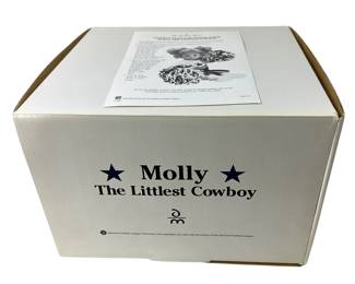 Dallas Cowboys Danbury Mint Molly The Littlest Cowboy Cheerleader Doll Original Box COA