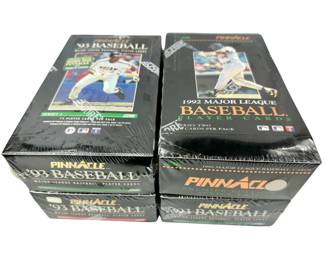 Pinnacle 1992 Major League Baseball Player Cards Series 2 + 1993 Series 1 & 2