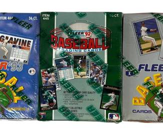 FLEER Major League Baseball 1992 #445 + 1993 Series 1 & 2