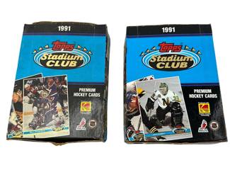 2 Boxes TOPPS Stadium Club Premium Hockey Cards Kodak NHL