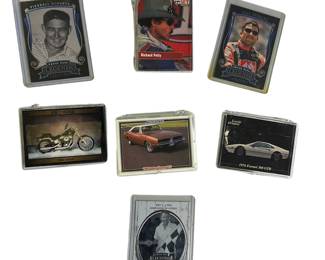Hard Plastic & Sleeved Nascar & Racing Trading Cards