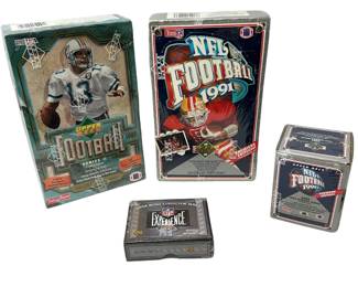 UPPER DECK Team NFL Football 1991 &1992 + High Number Series + Excellence Ultra Trading Cards 1991 3