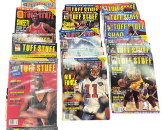 TUFF STUFF Magazines 1992 Sealed Michael Jordan Issue + 1993-97 issues