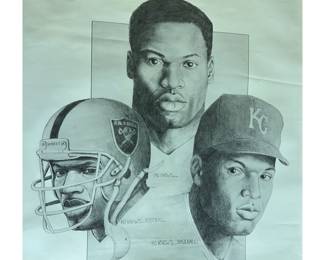 6 Vintage Sports Wall Posters