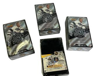 UPPER DECK NHL PRO SET French Edition Hockey 1990-91 2 Boxes + 3 Boxes 91-92 Possible Gretzky