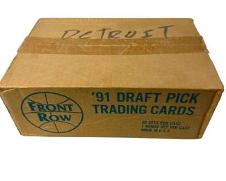 Case Front Row 1991 Draft Pick Trading Cards 30+1 Packs Basketball
