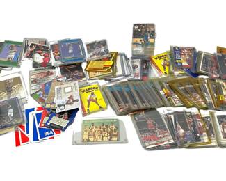 Big Box of Sleeved & Hard Plastic Basketball Cards Autographs