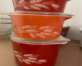 small, covered casserole dishes