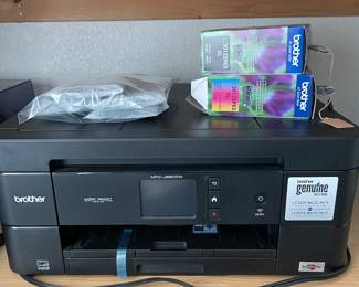 Brother wireless smart series inkjet printer with available ink cartridges
