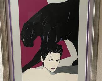 Patrick Nagel signed lithograph