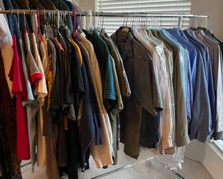 Men's clothing - dress shirts, t-shirts, vintage rock and toll t-shirts, Olympics and sports shirts, belts, ties