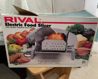 Rival food slicer, new
