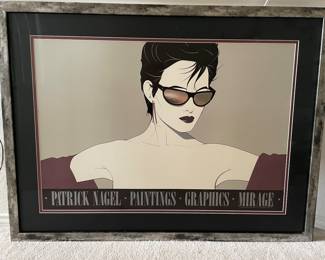 Patrick Nagel signed lithograph