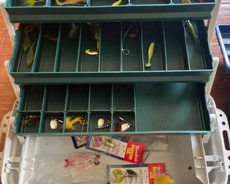 Open tackle box