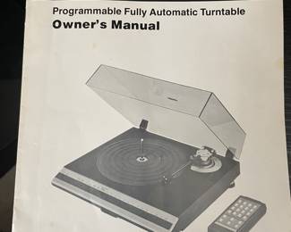 BSR Accuglide XR60 programmable turntable