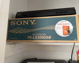 Sony Stereo turntable.