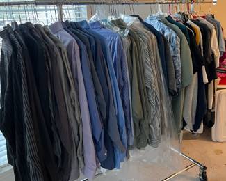 Another view of dress, and t-shirts