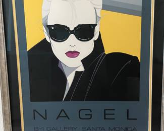 Patrick Nagel signed lithograph