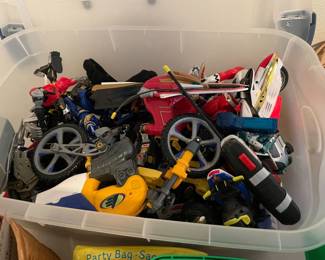 Various toys.