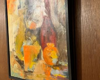 Abstract Still Life of Vases Painting by Arun