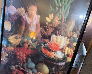 Framed Thailand Poster "Paradise of Tropical Fruits"