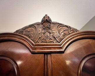 1890's 2 Door Mahogany Wardrobe