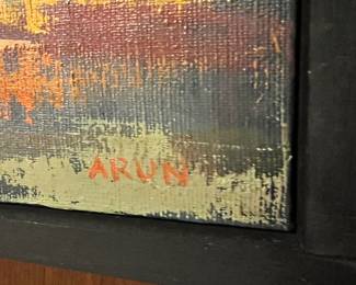 Abstract Still Life of Vases Painting by Arun