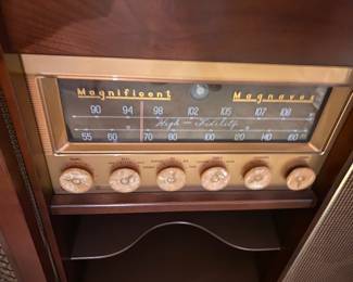 1959 Mahogany Magnavox Imperial Stereo Console 