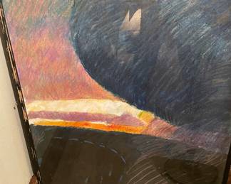 Mixed Media Abstract Artwork on Canvas