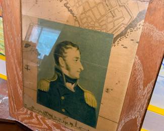 Framed Portrait Of Stephen Decatur