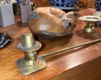 Brass Pilgrim Candle Snuffer 